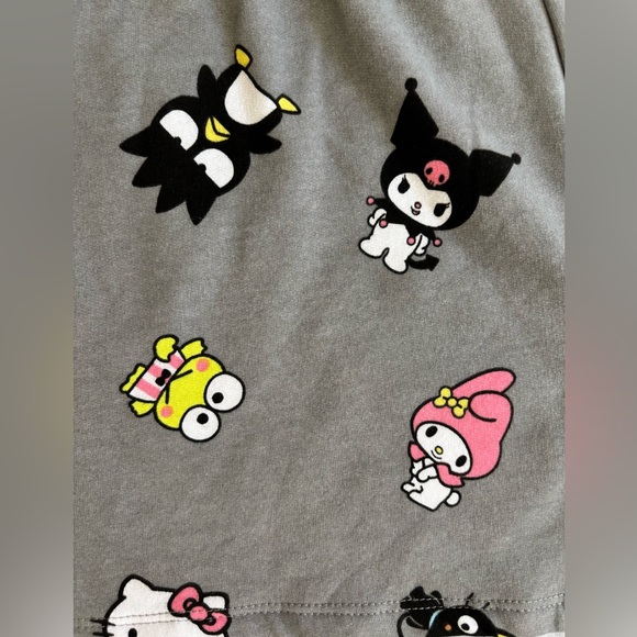 Hello Kitty and Friends Gray Sweat Lounge Shorts 2xl - Picture 2 of 3